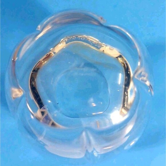 6 Signed Lalique Highlands 4" Old Fashioned Whiskey Glasses Or Flat Wine - Picture 5 of 7